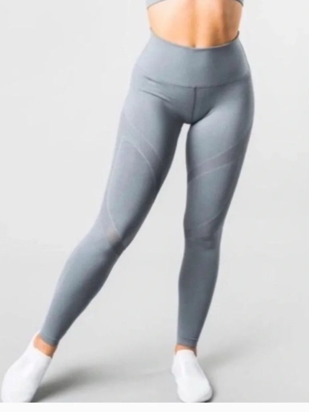 Alphalete Aero Leggings in Light Grey MEDIUM - NWT